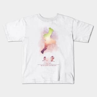 Mie, Japan Watercolor Map Art Kids T-Shirt